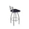 Holland Bar Stool Co OD411 Jackie Low Back Stainless Steel 25 Swivel Outdoor Counter Stool with Breeze Sapphire Seat OD41125SSOD001 - alternate 4